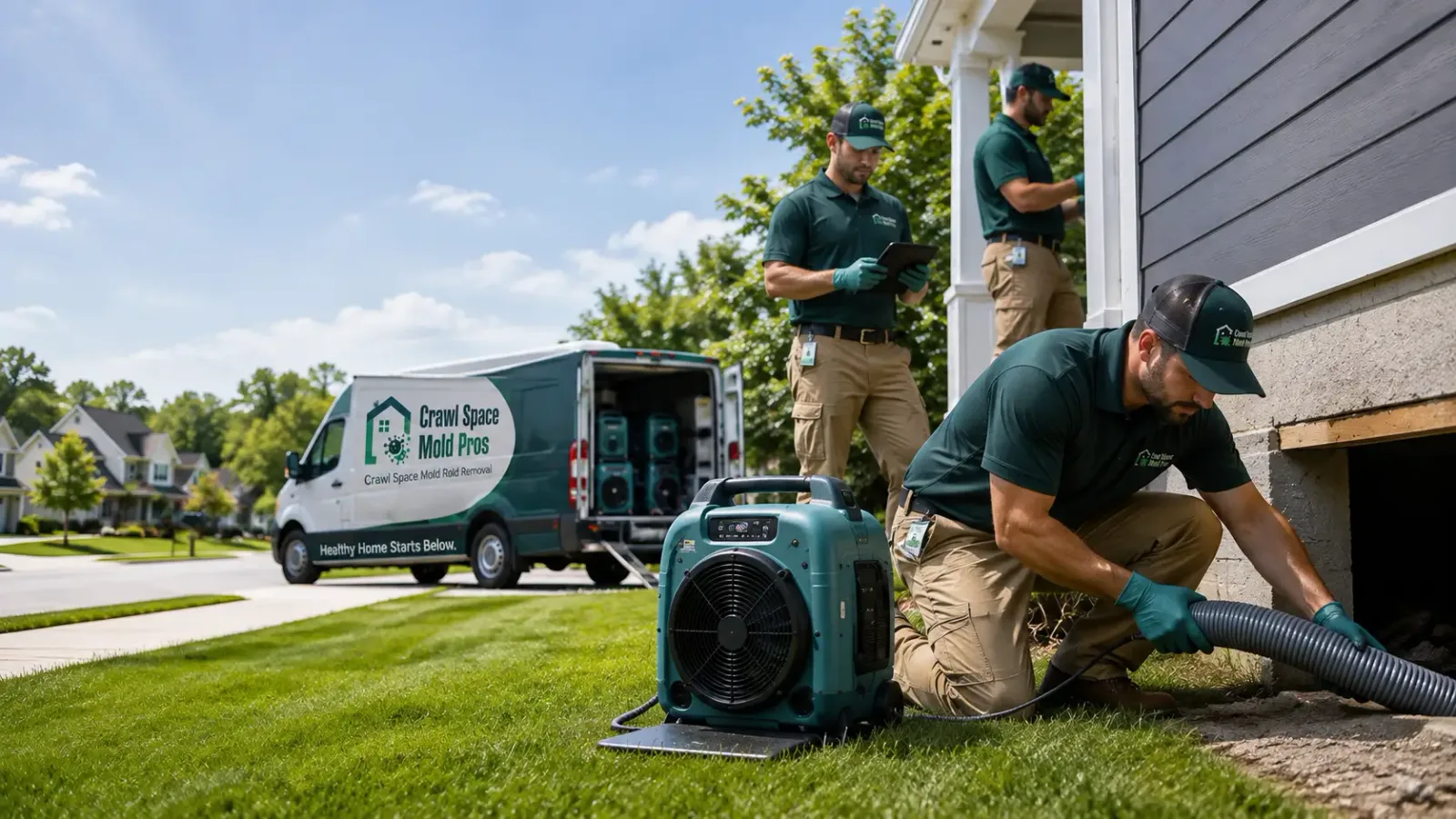 Crawl Space Mold Removal in Southwick, MA
